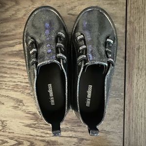 Brand new Mini Melissa slip on shoes. Size 9 toddler